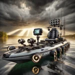 Angler in a bright sit-on-top kayak fishing at sunrise on a calm lak 2025